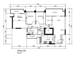 Blk 138C Lake Vista @ Yuan Ching (Jurong West), HDB 5 Rooms #610153111